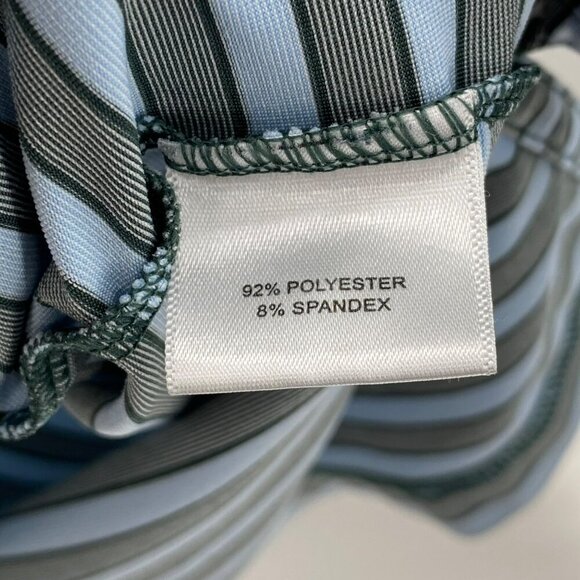 Peter Millar Blue Stripe Summer Comfort Polo Men's Size L - Picture 5 of 7